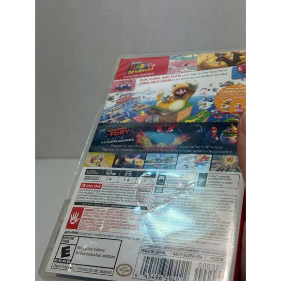 Replacement Case Super Mario 3D world Bowser's Fury Nintendo Switch - Picture 5 of 7